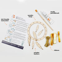 Round Wooden Dreamcatcher Kit