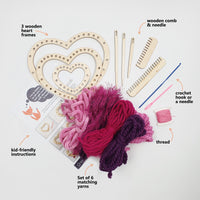 3 Hearts Weaving Set