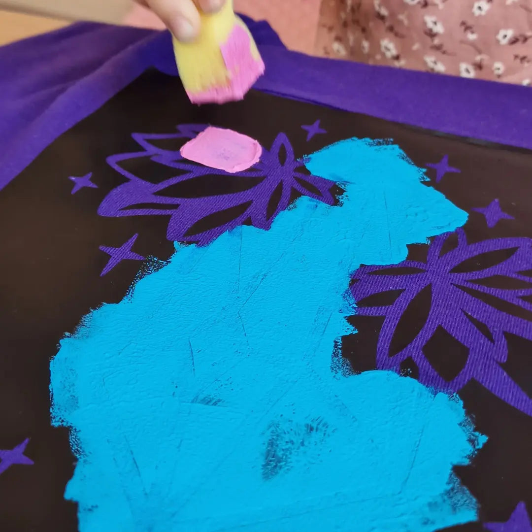 "Zīmē uz džempera" komplekts, violets