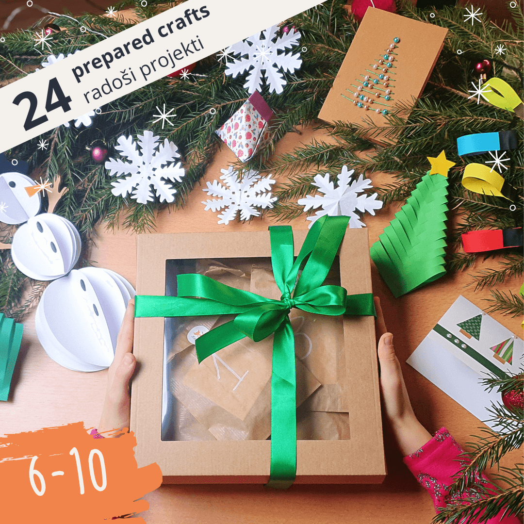 Kreativ adventskalender för barn, 6-10 år