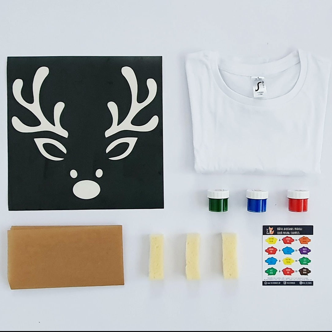 "Måla din jul-t-shirt"-kit