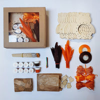 Party box "Wooden dream catchers for CHILDREN"