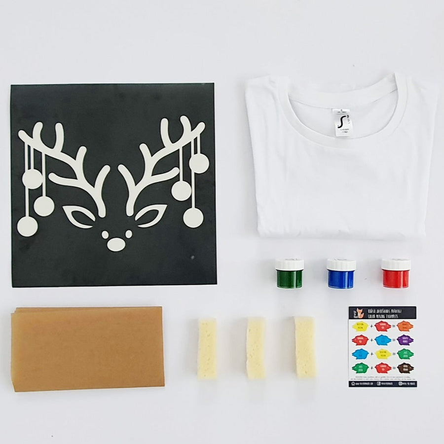 "Paint your Christmas t-shirt" kit